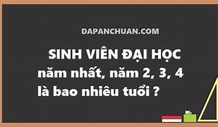 Đại Học Năm 1 Sinh Năm Bao Nhiêu